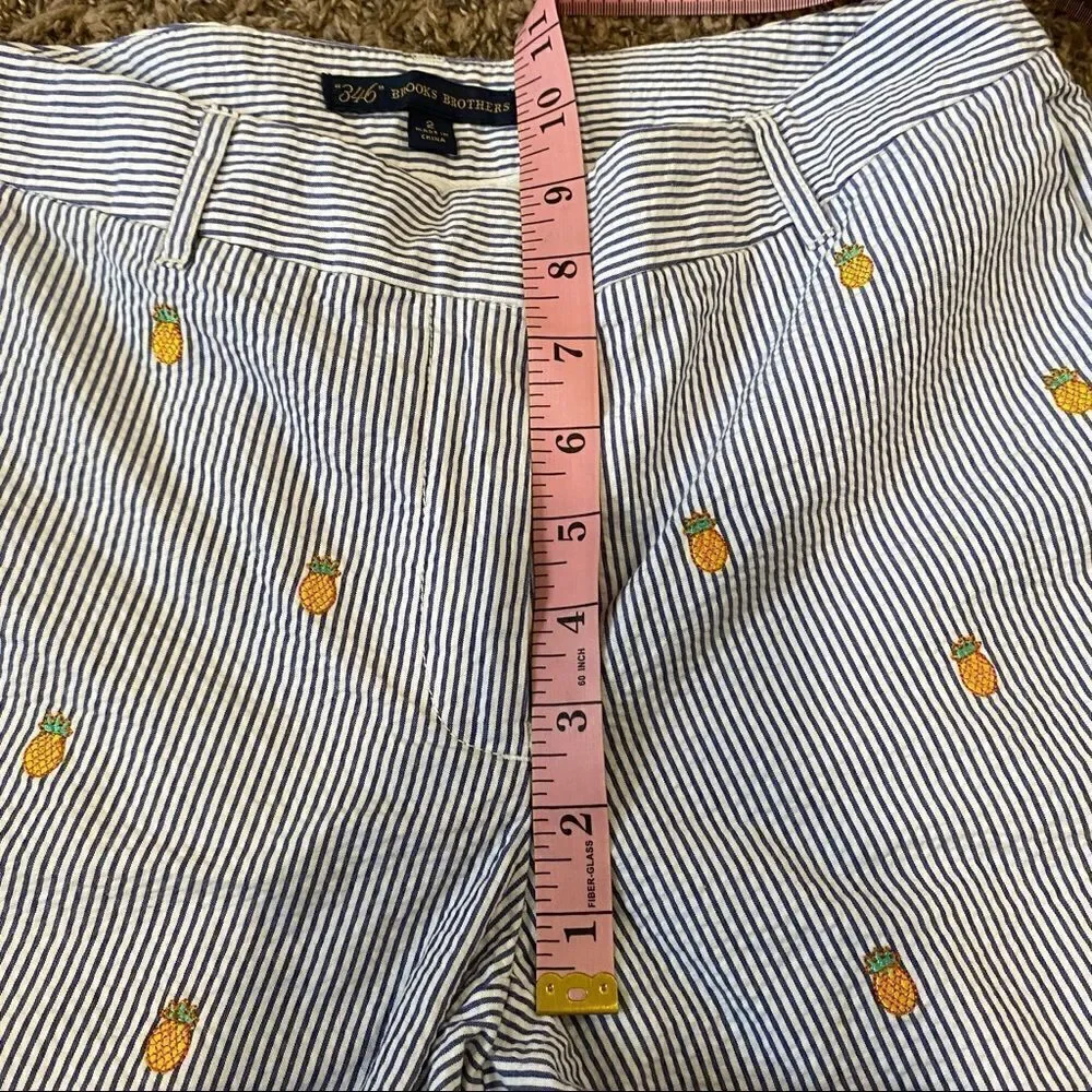 Brooks Brothers Pineapple sear sucker shorts